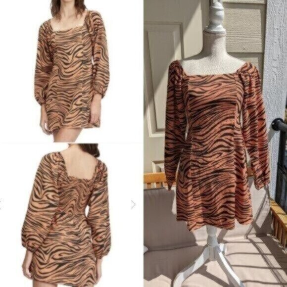 Billabong Desert Clay Tiger Feeling Flirty Dress - Picture 11 of 11